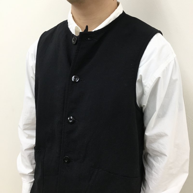  ARAN VEST (BLACK) 