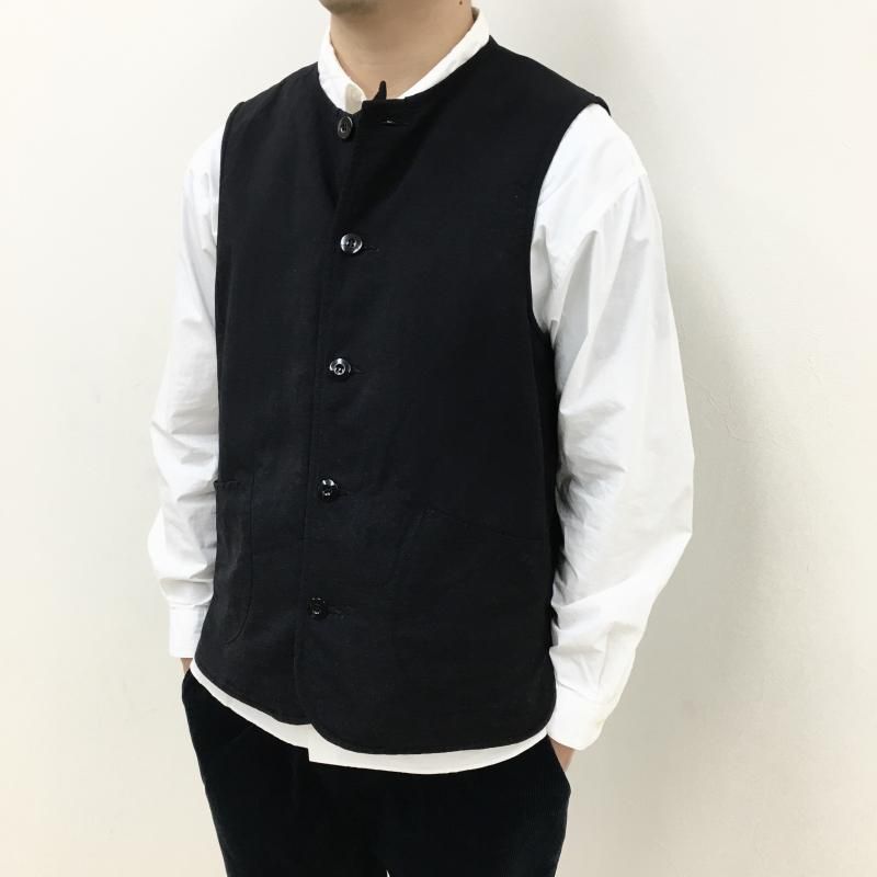  ARAN VEST (BLACK) 