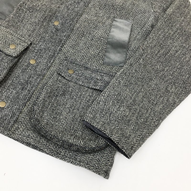 yoused HARRIS TWEED COUNTRY JACKET (SIZE 1)【30%OFF】 - have a