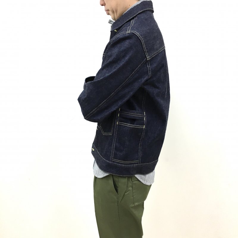 SASSAFRAS GARDENER JACKET (14oz DENIM-INDIGO) - have a golden day!