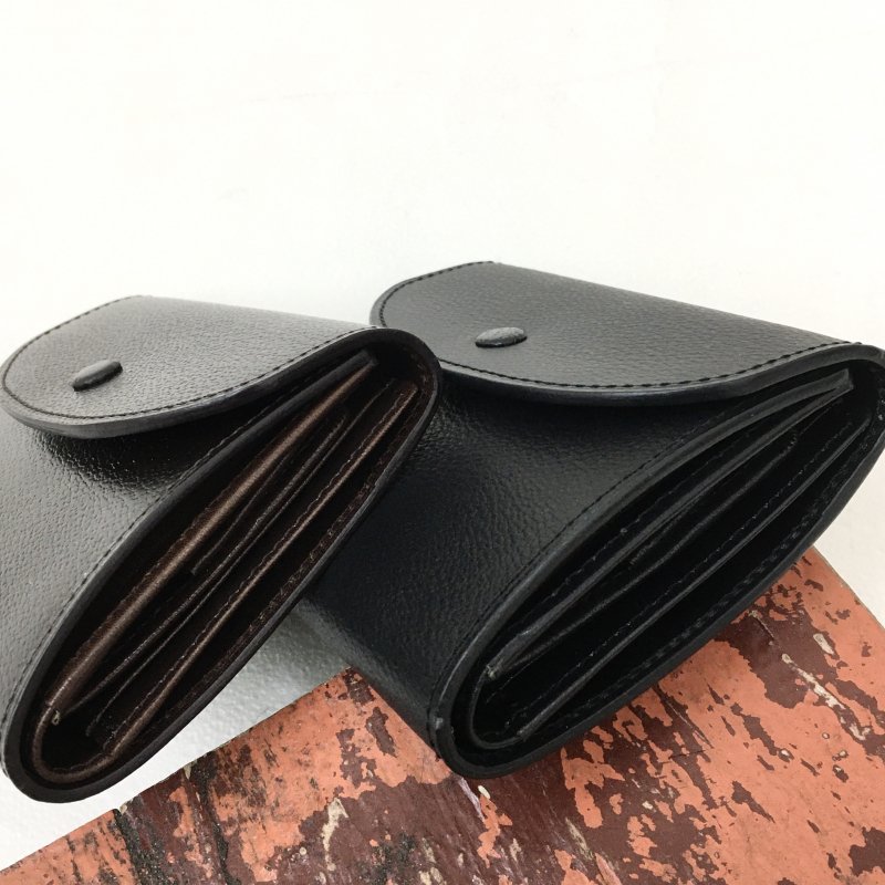  SLOW BRIDLE  wallet (BLACK/CHOCO)