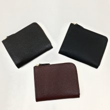  SLOW BRIDLE L ZIP wallet (BLACK/CHOCO/RED BROWN)