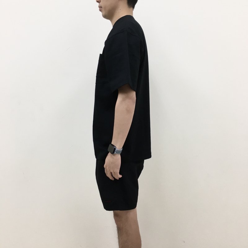  CAMBER 8oz MAX WEIGHT POCKET TEE (BLACK)【50%OFF】