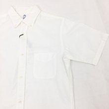 KATO' BASIC インディゴオックスS/S BDシャツ (WHITE)