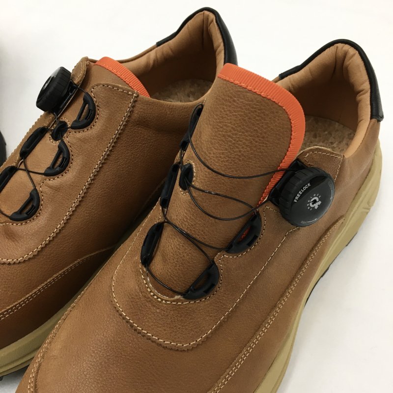  PG THROUGH LEATHER SNEAKERS (BROWN)