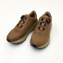  PG THROUGH LEATHER SNEAKERS (BROWN)
