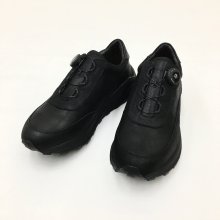  PG THROUGH LEATHER SNEAKERS (BLACK)