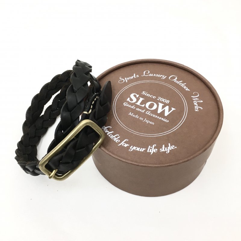  SLOW tochigileather mesh 20mm belt(BLACK/CHOCO/CAMEL)