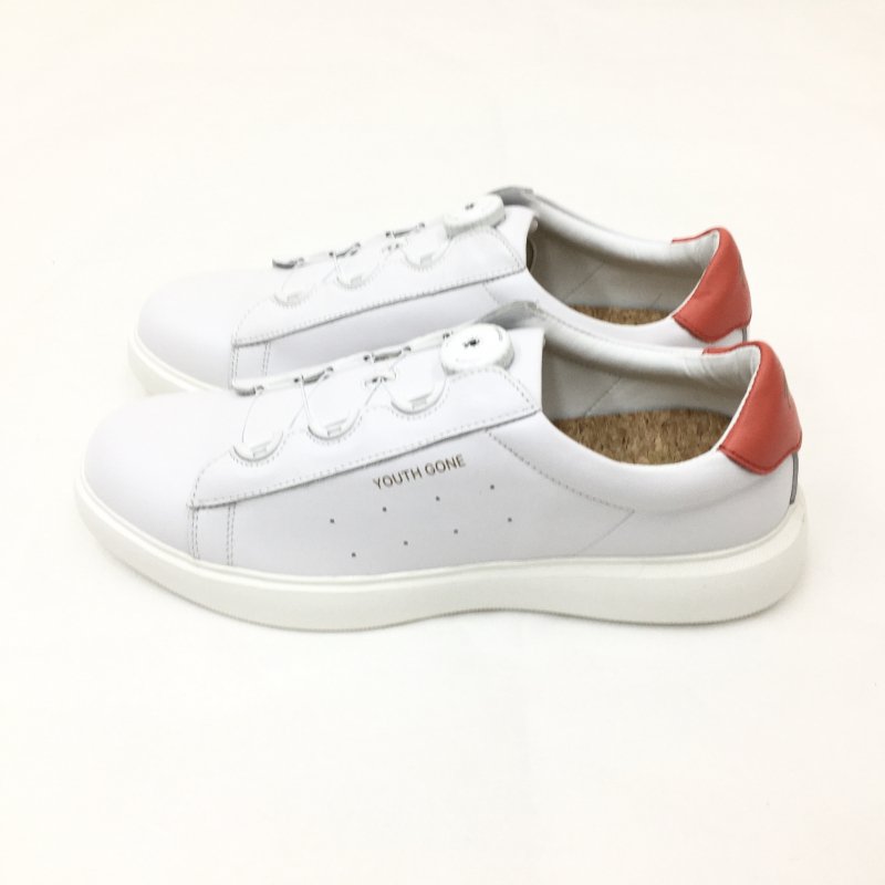 PG YOUTH GONE LETHER SNEAKERS (WHITE) - have a golden day!