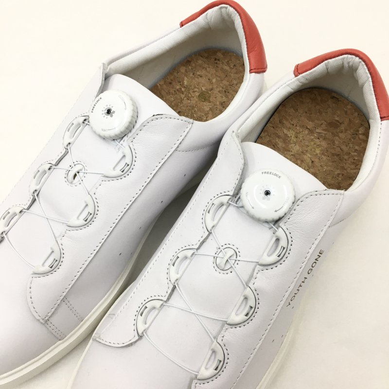 PG YOUTH GONE LETHER SNEAKERS (WHITE) - have a golden day!