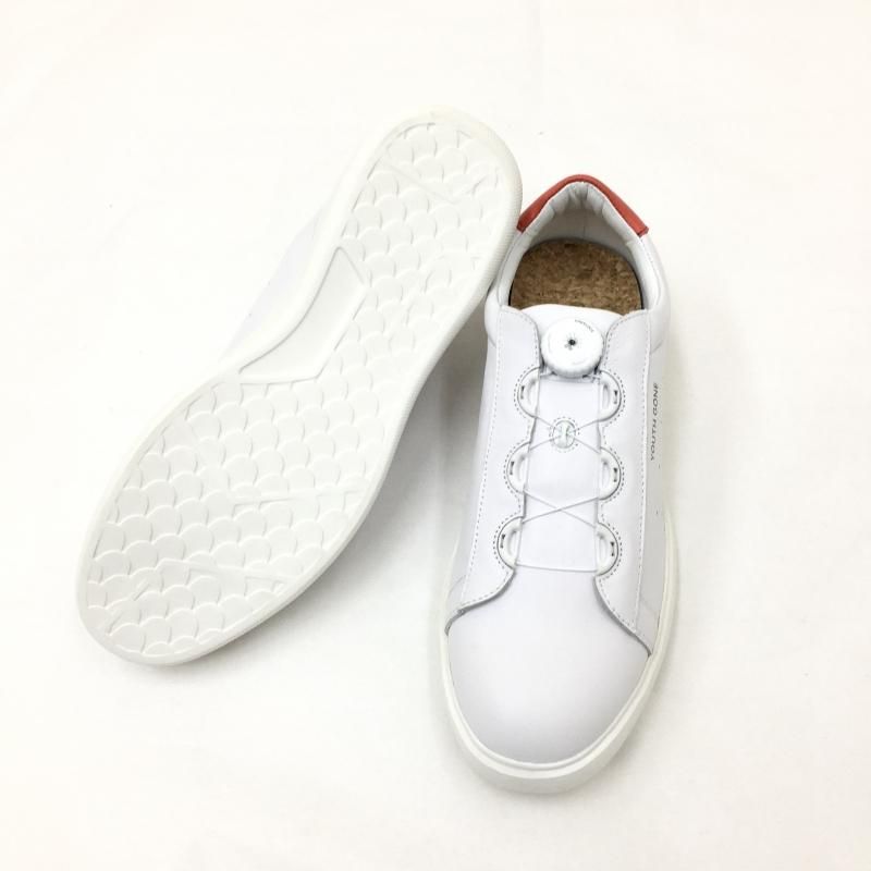 PG YOUTH GONE LETHER SNEAKERS (WHITE) - have a golden day!