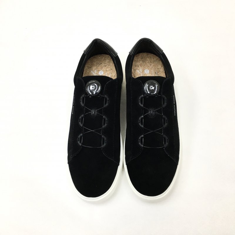  PG YOUTH GONE LETHER SNEAKERS  (BLACK SUEDE)