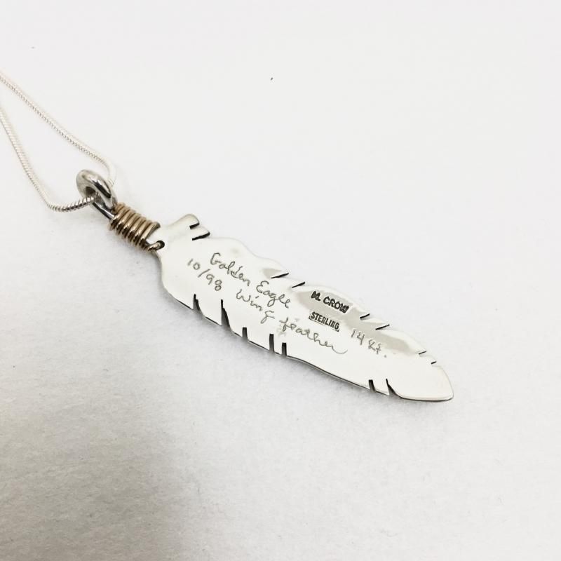 インディアンジュエリー【マイケル・カーク】925✴︎14KGフェザーピアス インディアンジュエリー【マイケル・カーク】925✴︎14KG