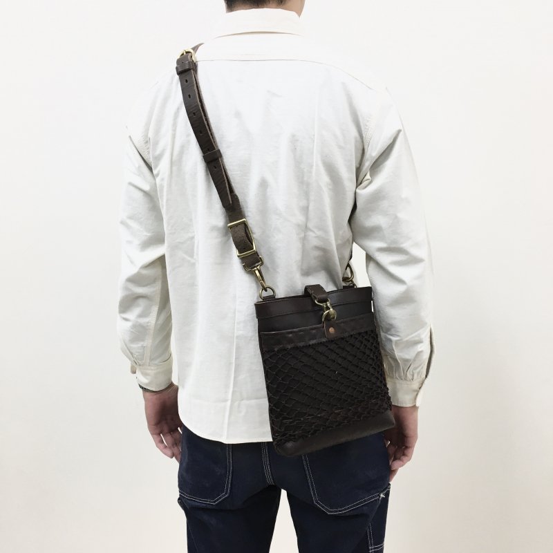  SLOW bono -fishing bag -(DARK BROWN)
