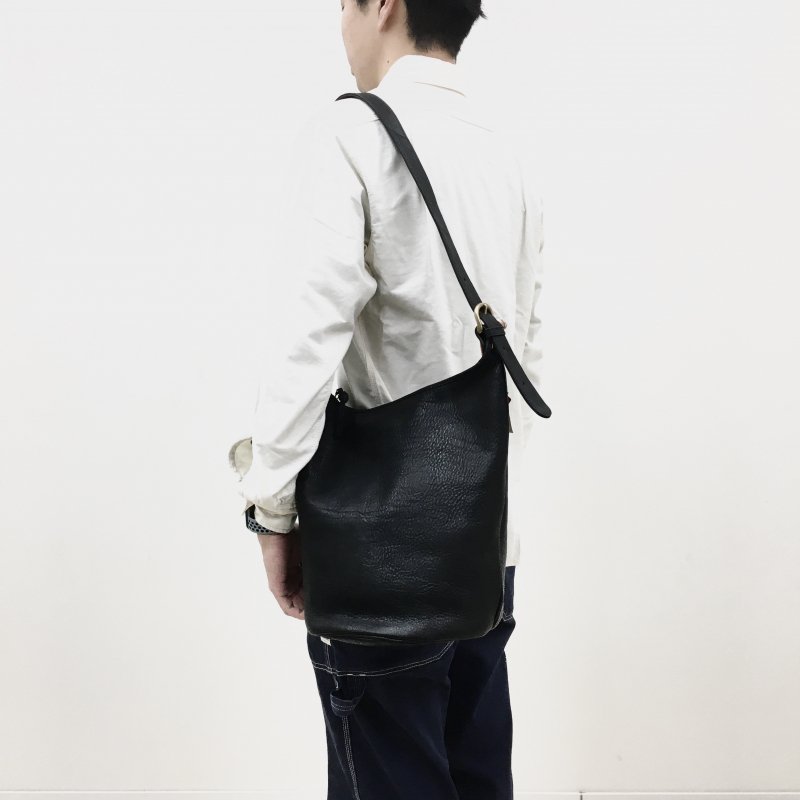  SLOW bono -bucket shoulder bag -(BLACK)【40%OFF】