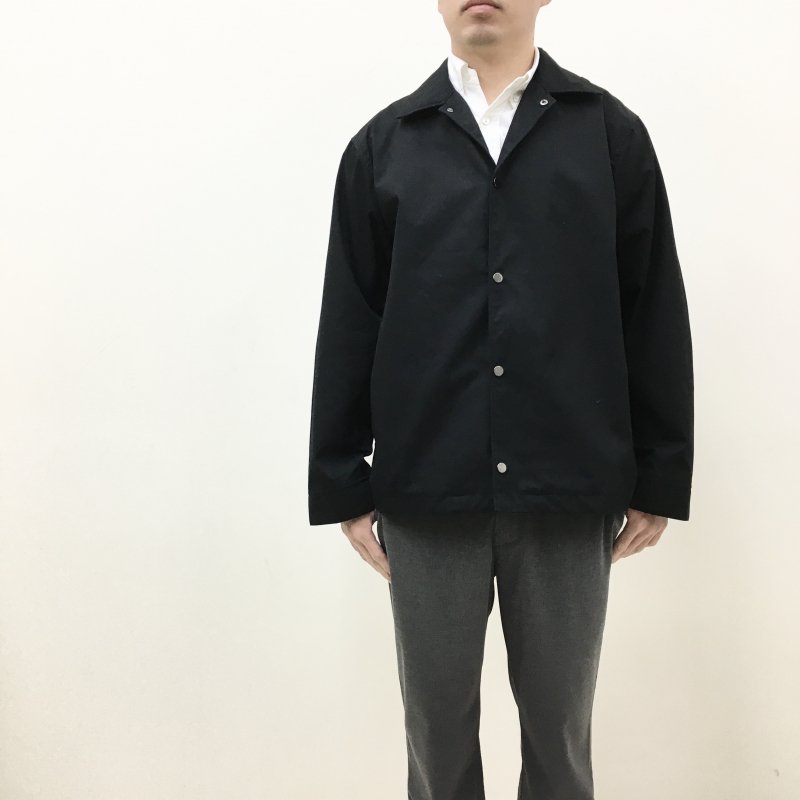  PERS PROJECTS DEVIN COACH JACKET with VENTILE (BLACK)【50%OFF】