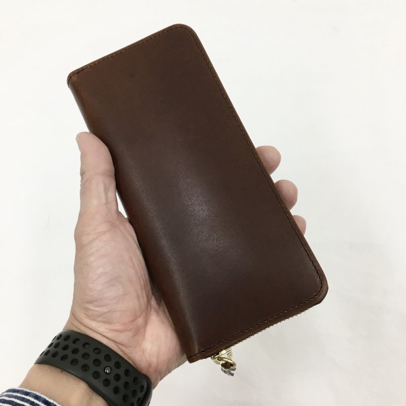  SLOW herbie -new round long wallet(BLACK/RED BROWN)