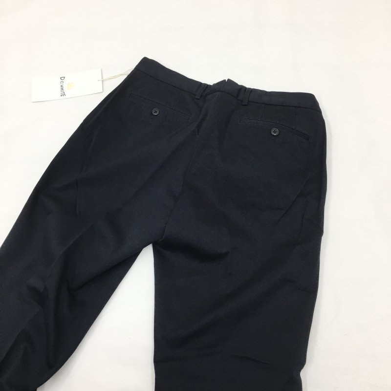  DC. WHITE CHINO TROUSERS (NAVY)【40%OFF】