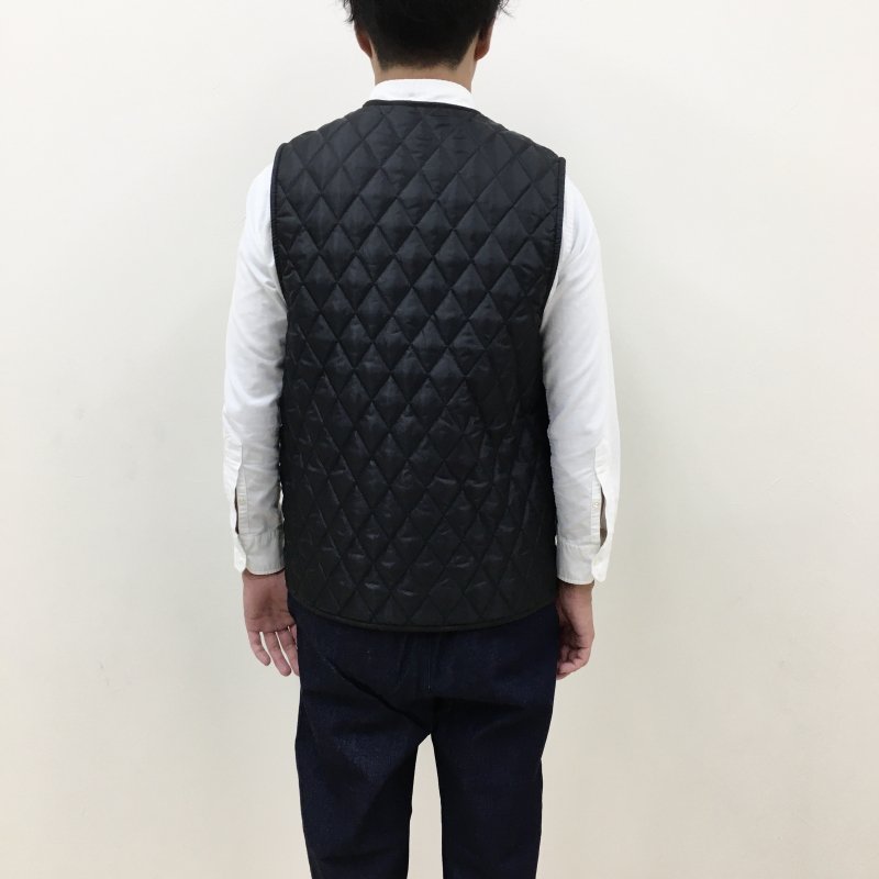  Soglia Quilting Freece Vest(BLACK)【40%OFF】
