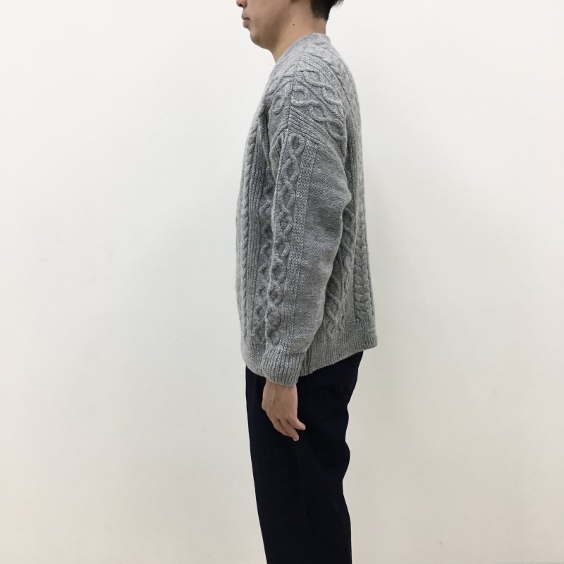  have a good day Cable Sweater(GREY)【50%OFF】