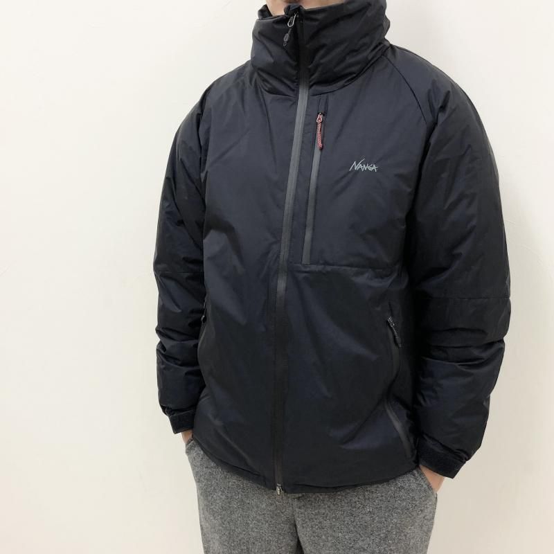  NANGA AURORA TEX STAND COLLAR DOWN JACKET(BLACK)