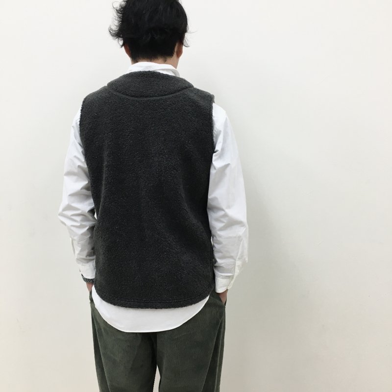  JACKMAN  Boa Zip Vest(SUMIKURO)【30%OFF】