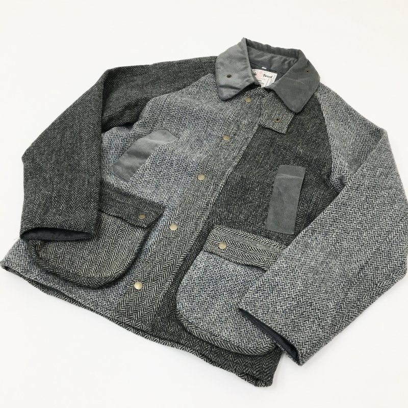  yoused HARRIS TWEED COUNTRY JACKET (SIZE 1)