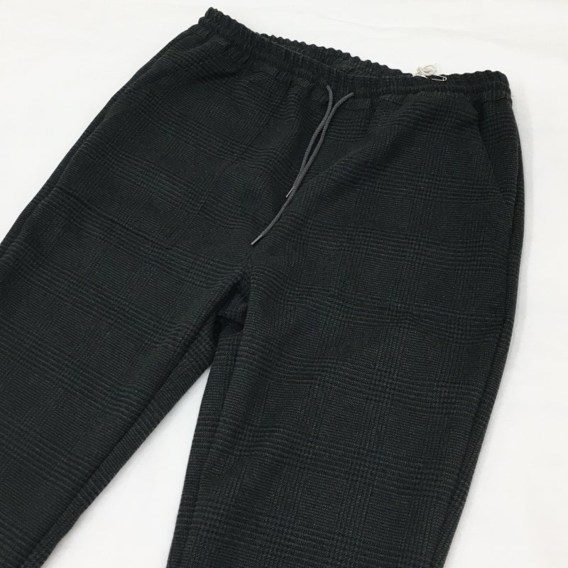  weac. EASY FATIGUE PANTS (CHARCOAL GRAY CHECK)【40%OFF】