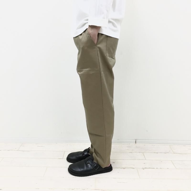  GOLDEN DAY weac. EASY FATIGUE PANTS -COTTON/LINEN- (OLIVE)