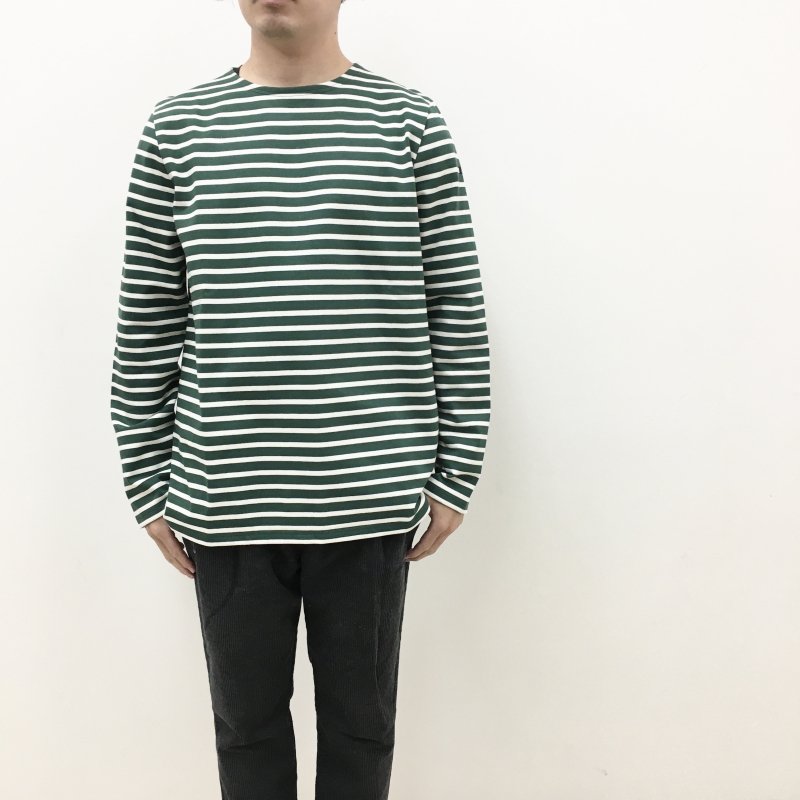  Le Minor HEAVY WEIGHT LONG SLEEVE(GREEN/NATURAL) 【50%OFF】