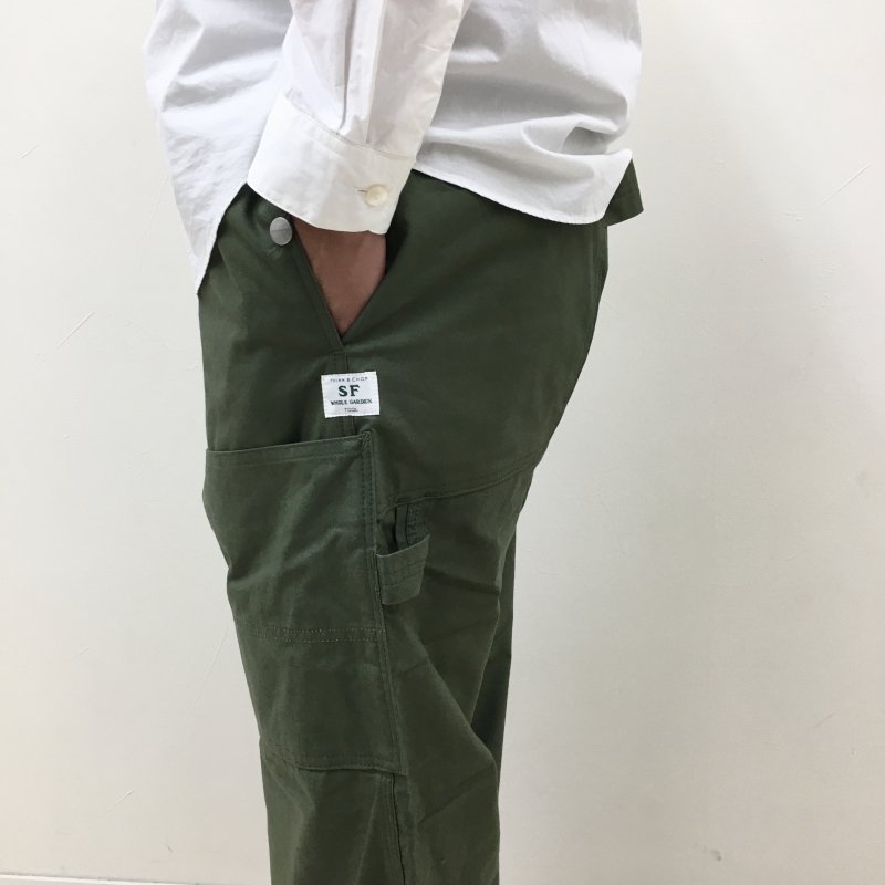  SASSAFRAS FALL LEAF TOUGH PANTS(BAFU CLOTH-OLIVE)