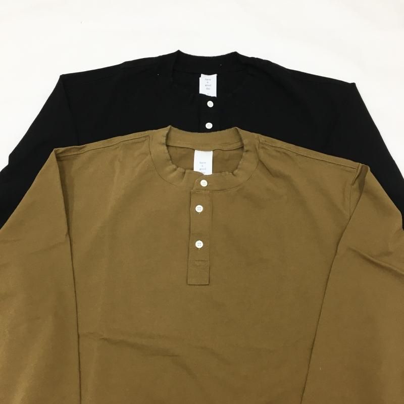  have a good day إ꡼ͥåL/S TEE(BLACK)