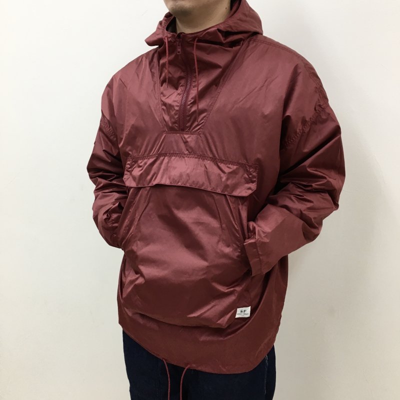 SASSAFRAS D/C ARMOR SHELL BUD JACKET(66Nylon-BURGUNDY) - have a golden day!