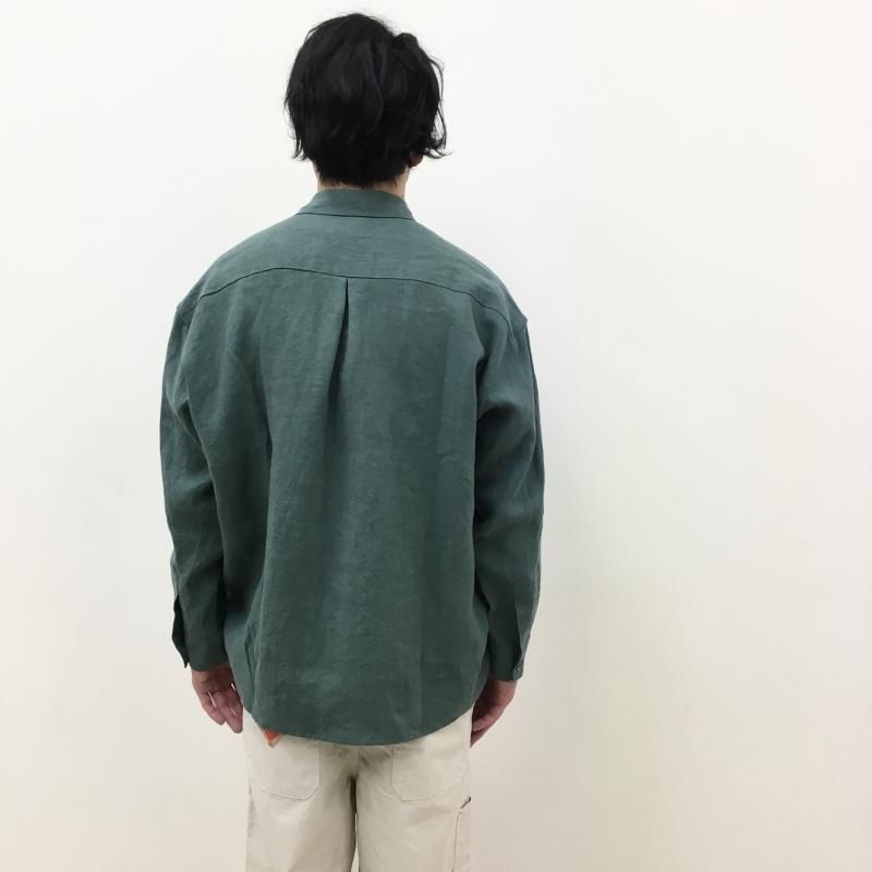  PERS PROJECTS ALBERT R.C L/S SHIRTS(SAGE GREEN)