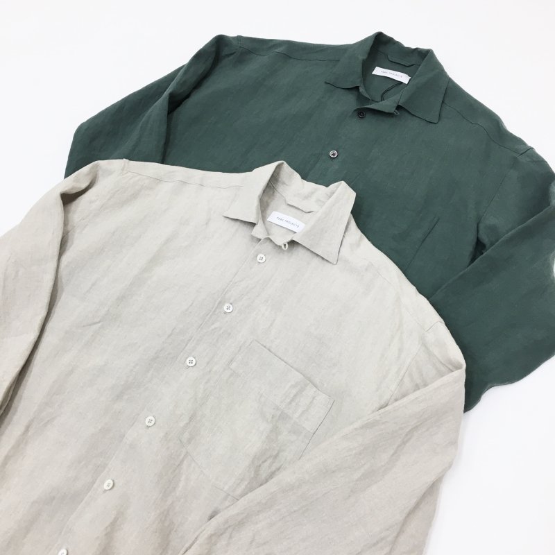  PERS PROJECTS ALBERT R.C L/S SHIRTS(SAGE GREEN)
