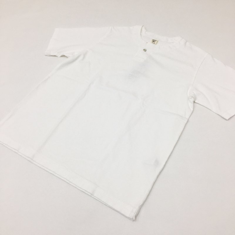  JACKMAN Henleyneck T-Shirt(White)
