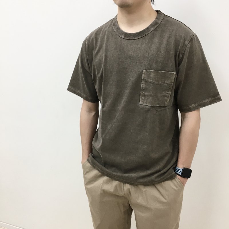  JACKMAN Pocket T-Shirt (Fade Mound Brown)【30%OFF】
