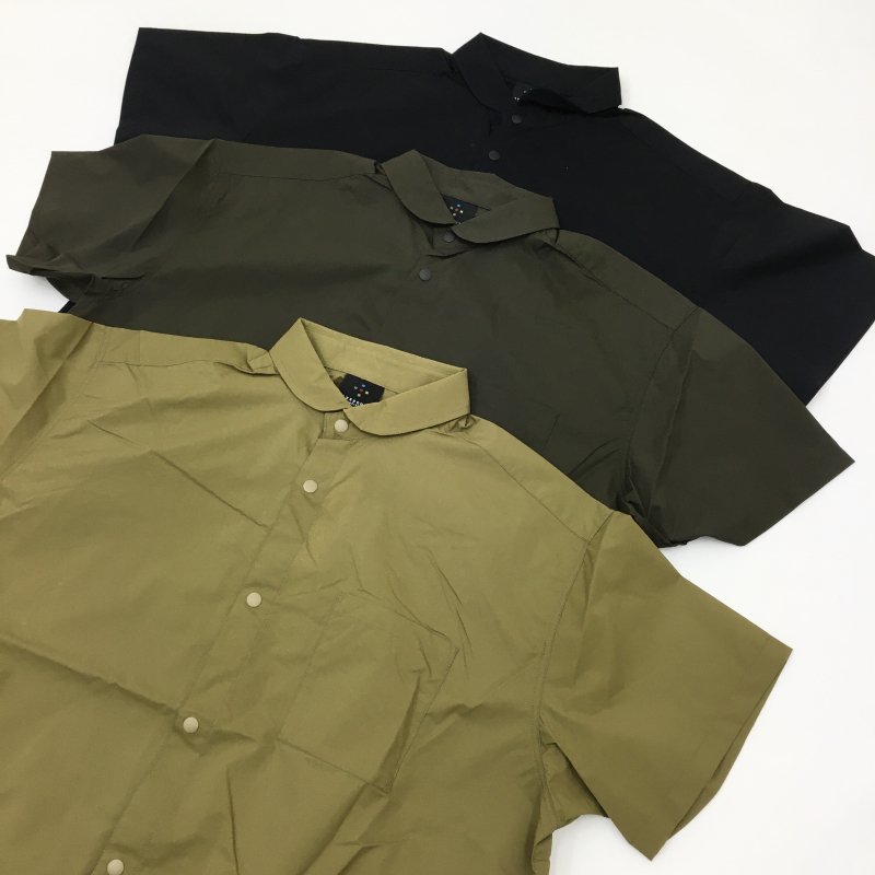  AXESQUIN HELIUM S/S SHIRTS(BLACK)【40%OFF】