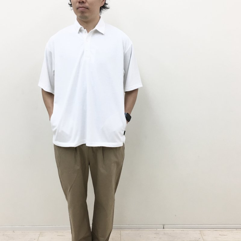  AXESQUIN QDエコポロシャツ(WHITE)【40%OFF】