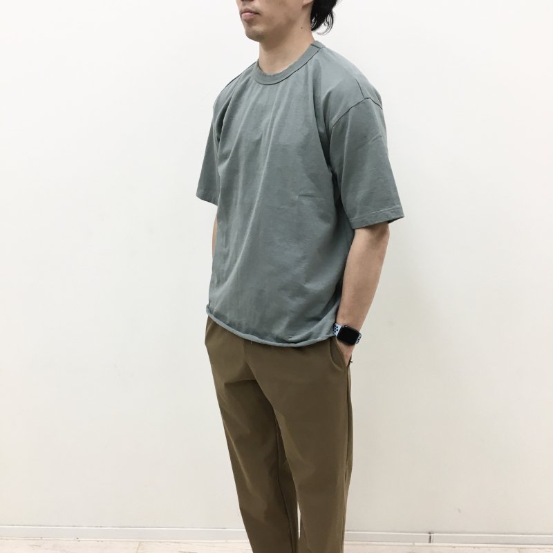 have a good day Loose S/S Tee(MOSS GREEN)