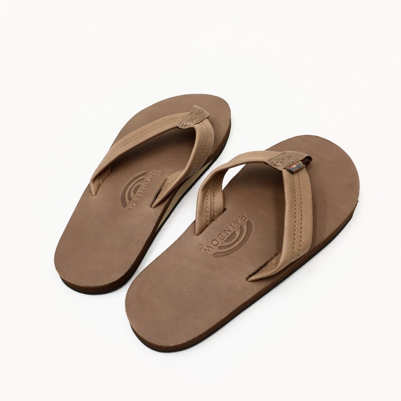  RAINBOW SANDALS 『301ALTAS』 -Single Layer Classic Leather-  (TAN BROWN)【40％OFF】