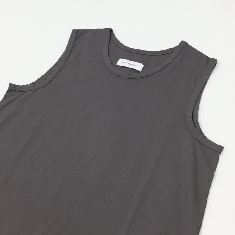  PERS PROJECTS ERICSON TANK TOP(CHARCOAL)【30%OFF】