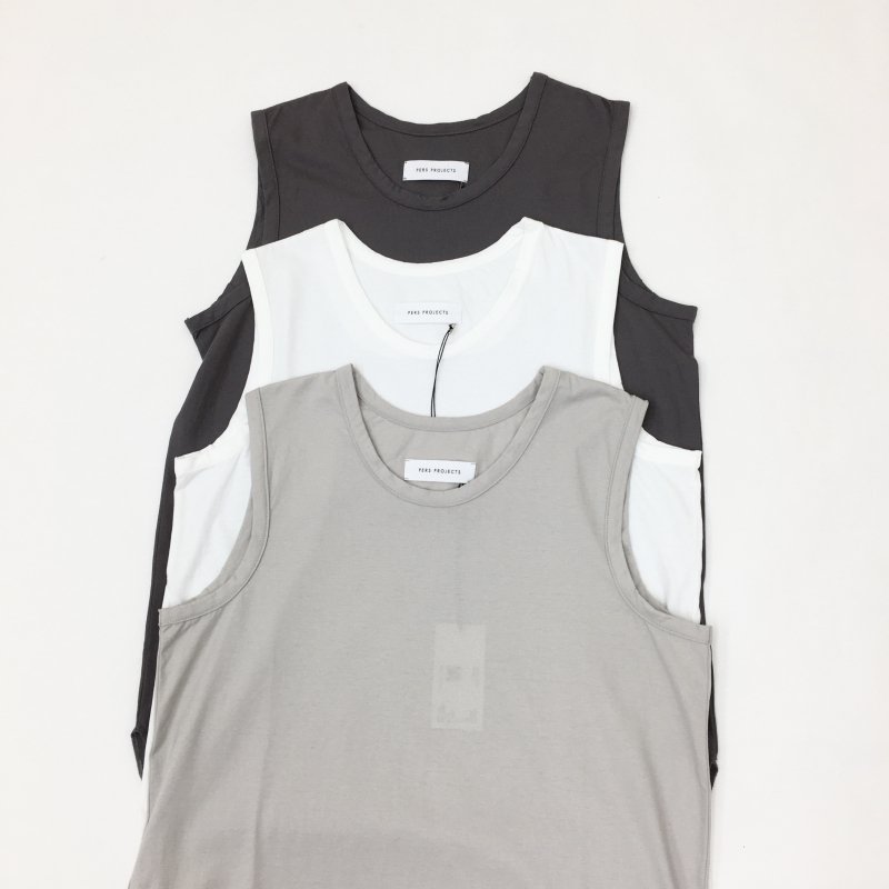  PERS PROJECTS ERICSON TANK TOP(CHARCOAL)【30%OFF】