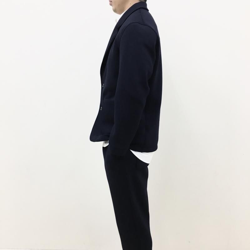  CURLY AIR CUSHION JACKET(solid-NAVY) 
