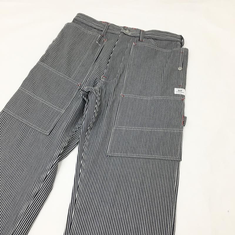  SASSAFRAS FALL LEAF TOUGH PANTS(8oz indigo Hickory-WHITE INDIGO)