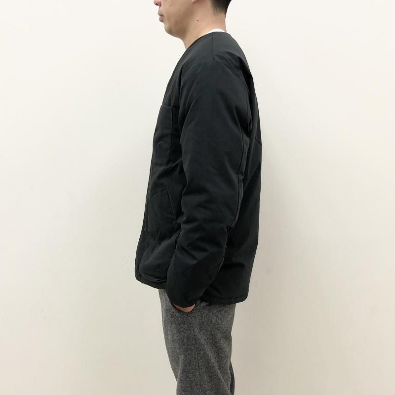  NANGA HINOC RIPSTOP INNER DOWN CARDIGAN(BLACK)
