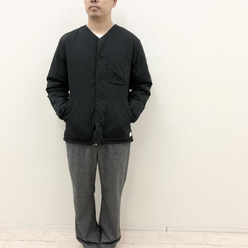  NANGA HINOC RIPSTOP INNER DOWN CARDIGAN(BLACK)