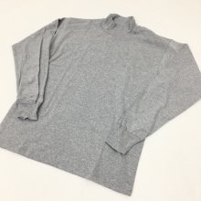  LIFE WEAR MADE IN USA 5.5oz MOCK NECK T-SHIRT (GRAY)【50%OFF】