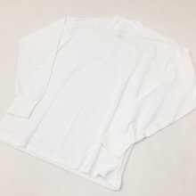  LIFE WEAR MADE IN USA 5.5oz MOCK NECK T-SHIRT (WHITE)【50%OFF】