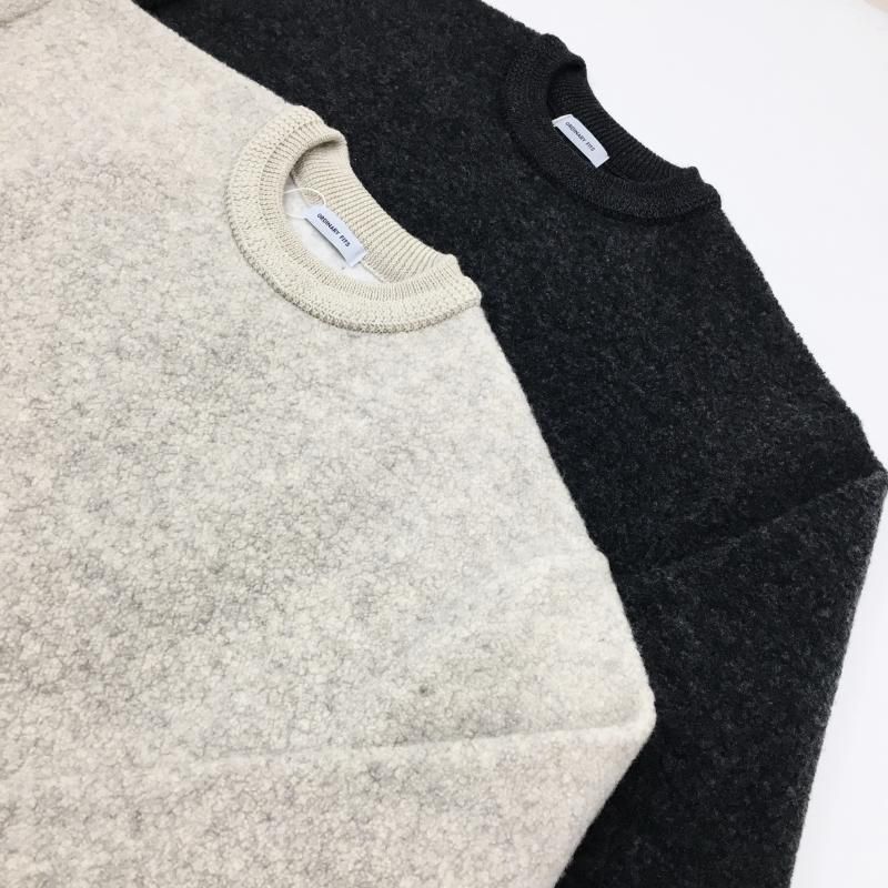  ordinary fits SHEEP PILE PULLOVER(ECRU)